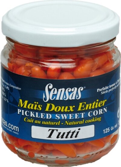 Sensas Csalizó kukorica-üveges TUTTI (gyümölcs) 212ml