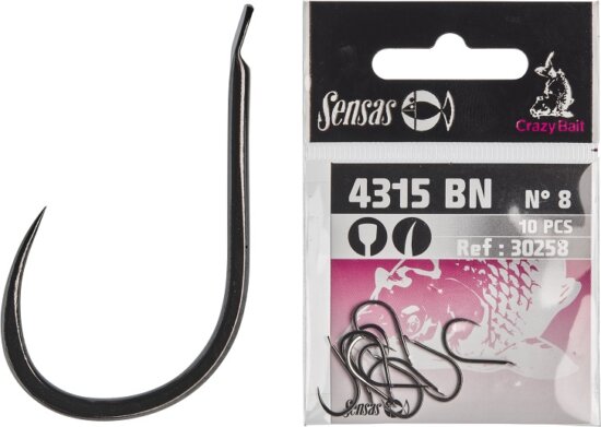 Sensas Crazy Bait 4315 Barbless 16 (10db)