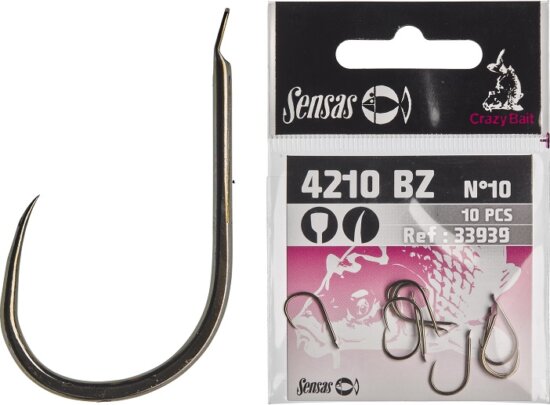 Sensas Crazy Bait 4210 Barbless 12 (10db)