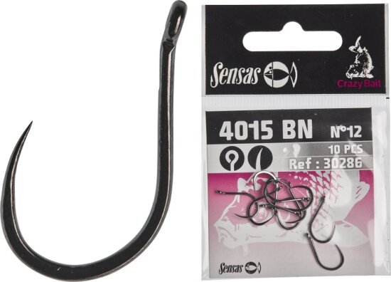 Sensas Crazy Bait 4015 Barbless Eyed 12 (10db)