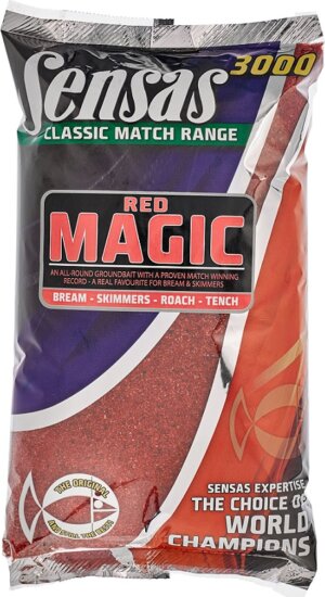 Sensas Etetőanyag 3000 UK Magic Red (piros) 1kg