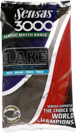Sensas Etetőanyag 3000 UK Lake Black (tavak-fekete) 1kg