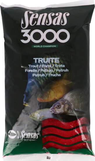 Sensas Etetőanyag 3000 Truites (pisztráng etetőanyag) 800g