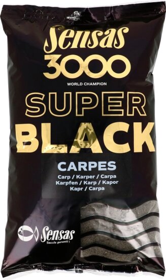 Sensas Etetőanyag 3000 Super Black (Ponty-fekete) 1kg