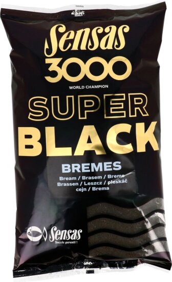 Sensas Etetőanyag 3000 Super Black (Dévér-fekete) 1kg