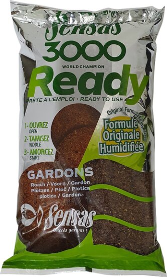 Sensas Etetőanyag 3000 Ready Gardons (koncér)1,25kg