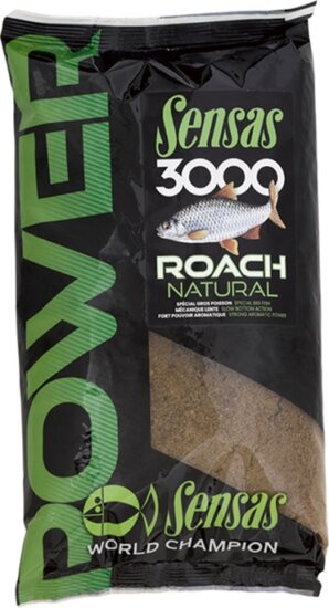 Sensas Etetőanyag 3000 Power Roach Natural (bodorka) 1kg
