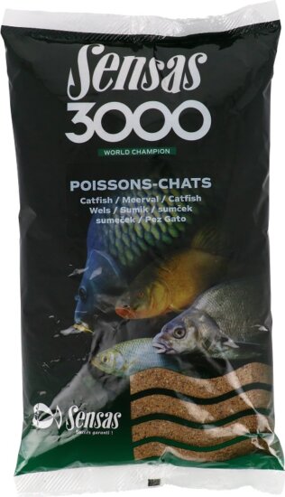 Sensas Etetőanyag 3000 Poisson Chat (harcsa) 1kg