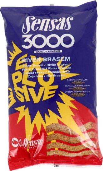 Sensas Etetőanyag 3000 Explosive River Brasem (dévér) 1kg