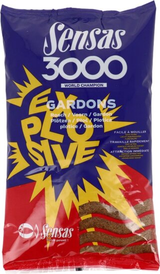 Sensas Etetőanyag 3000 Explosive Gardons (koncér) 1kg