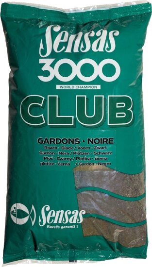 Sensas Etetőanyag 3000 Club Gardons Noir (koncér-fekete) 1kg