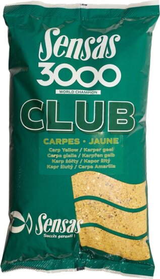 Sensas Etetőanyag 3000 Club Carpes Jaune (ponty-sárga) 1kg
