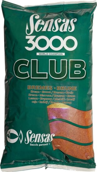 Sensas Etetőanyag 3000 Club Bremes Brune (dévér-barna) 1kg