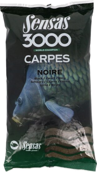 Sensas Etetőanyag 3000 Carpes Noir (ponty-fekete/hideg víz) 1kg
