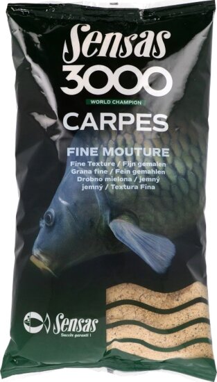 Sensas Etetőanyag 3000 Carpes Fine Mouture (ponty-finom) 1kg
