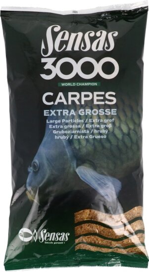 Sensas Etetőanyag 3000 Carpes Extra Gros (ponty-durva) 1kg