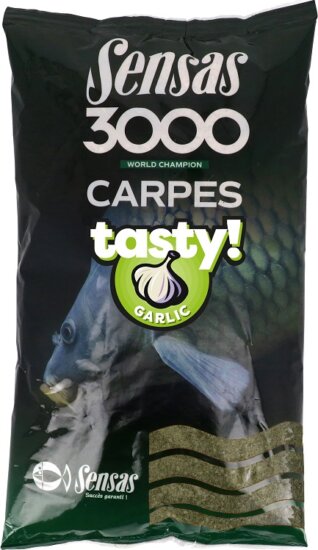 Sensas Etetőanyag 3000 Carp Tasty Garlic (ponty fokhagyma) 1kg