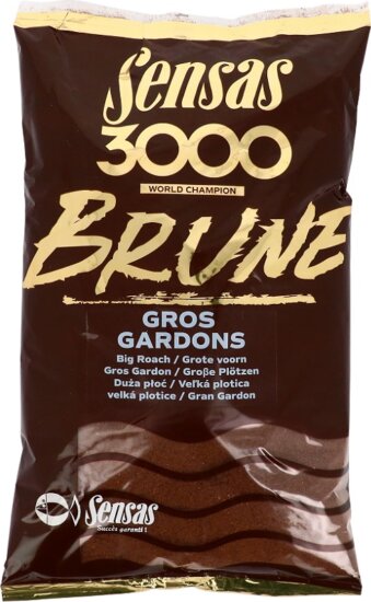 Sensas Etetőanyag 3000 Brune Gross Gardons (nagy koncér-barna) 1kg