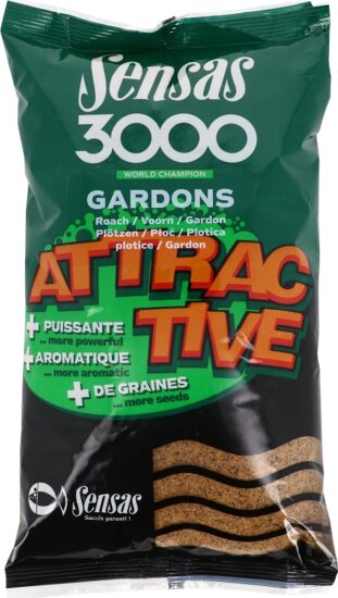 Sensas Etetőanyag 3000 Attractive Gardon (koncér) 1kg