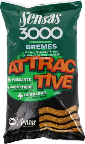 Sensas Etetőanyag 3000 Attractive Bremes (dévér) 1kg