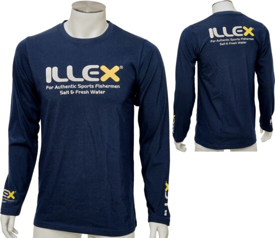 Póló Illex Long Sleeved Navy Blue XL