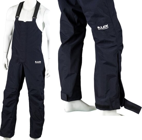 Nadrág Bib Black Illex Rain 2XL