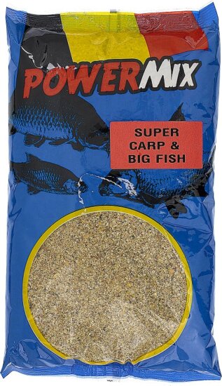 Mondial-F Etetőanyag Powermix Super Carp Big Fish (ponty-eper) 1kg