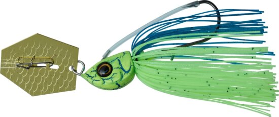 Illex Crazy Crusher 14g Blue Back Chartreuse