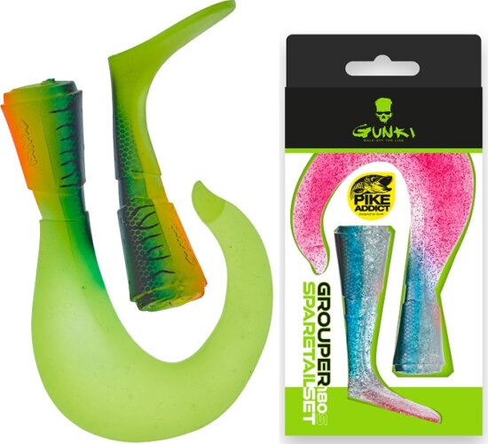 Gunki Tartalék farok rész Grouper 18cm S Fire Tiger