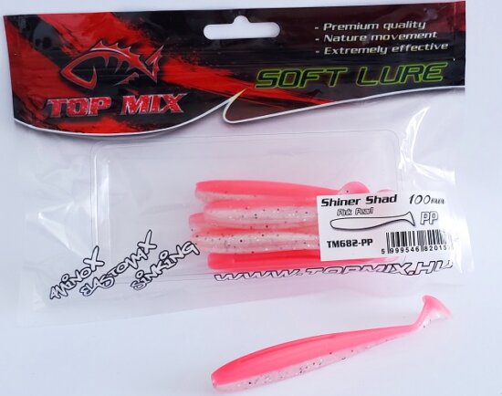 Top Mix Shiner Shad Pink Pearl 100 mm