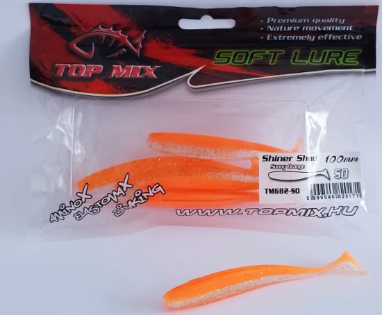Top Mix Shiner Shad Sunny Orange 100 mm
