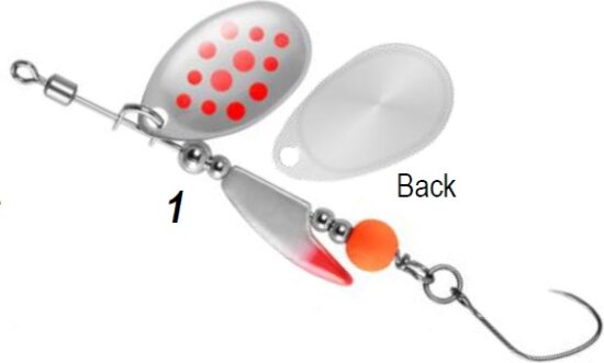 Rapture Axis Spinner 2.5g 1, körforgó villantó