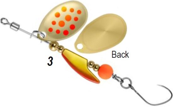 Rapture Axis Spinner 2.5g 3, körforgó villantó