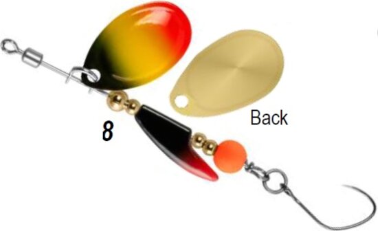 Rapture Axis Spinner 2.5g 8, körforgó villantó