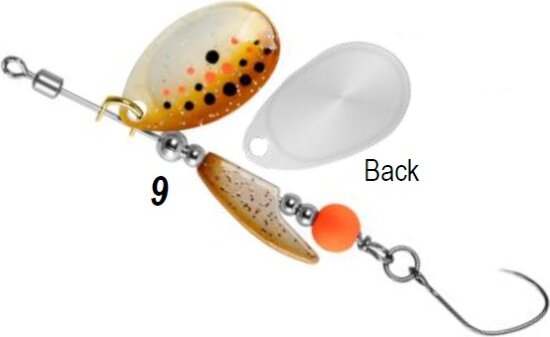 Rapture Axis Spinner 2.5g 9, körforgó villantó