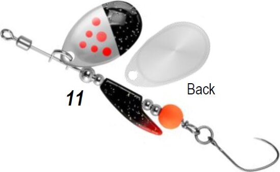 Rapture Axis Spinner 2.5g 11, körforgó villantó