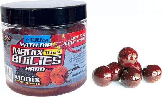 MADIX KEMÉNY BOILIE DIP-BEN 16MM HOT CHILI 130G