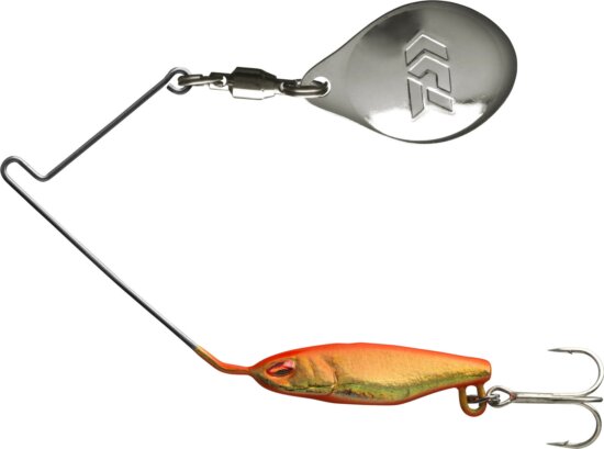 Daiwa Prorex Micro Spinner Fish TG (chromed orange, 5.3g)