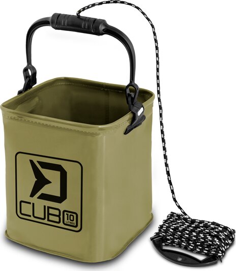 Összecsukható vödör Delphin CUBO (10L + 7m)
