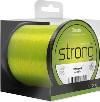 Delphin STRONG CARP sárga (0,32mm 8,8kg 5000m)