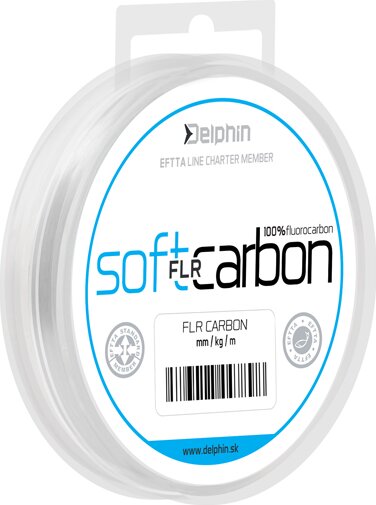 Delphin SOFT FLR CARBON - 100% fluocarbon (0,148mm 1,76kg 50m)
