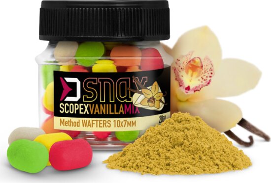 Delphin MIX D SNAX WAFT csali 10x7mm/20g (Scopex-vanilla)