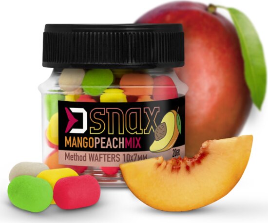 Delphin MIX D SNAX WAFT csali 10x7mm/20g (Mangó-Barack)