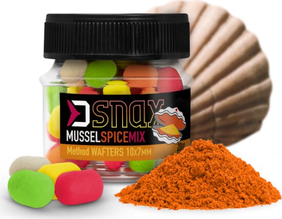 Delphin MIX D SNAX WAFT csali 10x7mm/20g (Kagyló-Fűszer)