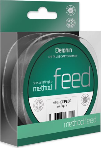 Delphin METHOD FEED szürke (0,14mm 1,8kg 150m)