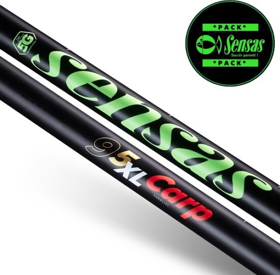 Sensas Rakós bot Pack Nanoflex 5G Parallel 95XL Carp 13m