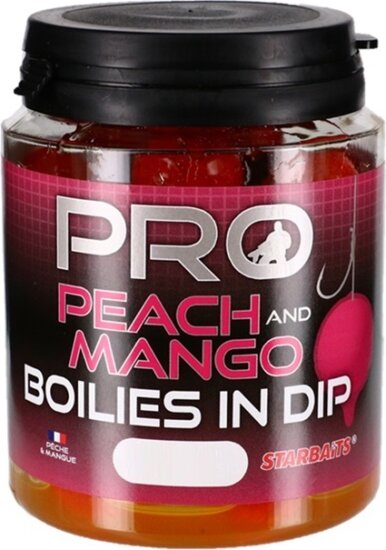 Starbaits Boilies In Dip Pro Peach Mango 150g 20mm