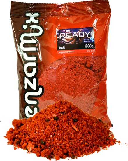 Benzár Ready Carp Groundbait Squid 1000G