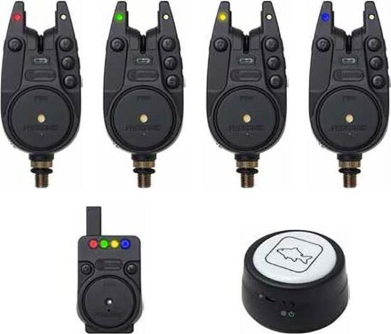 Prologic C-Series Pro elektromos kapásjelző szett 4+1+1 piros/zöld/sárga/kék