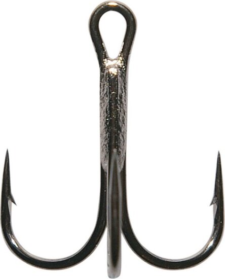 Mustad Np Round Bend Treble Hook 3/0 5db/csomag